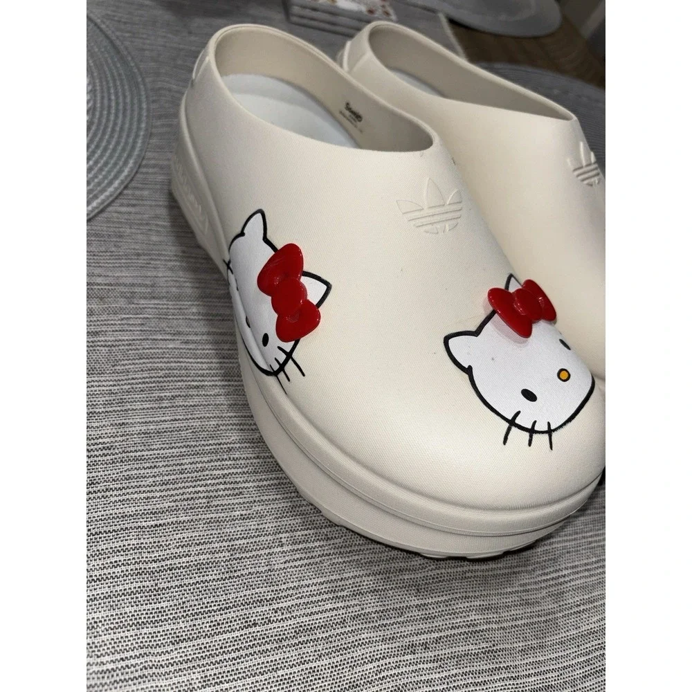 Adidas Adifoam Stan Smith Hello Kitty Mules Size 8